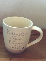 Faith Reflections Marked Friends Are A Little Bit Of Heaven On Earth Ceramic Cof - £10.62 GBP