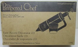 The Pampered Chef Easy Accent Decorator 1775 Icing, Frosting, - New Open Box - £17.15 GBP