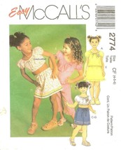 McCall&#39;s 2774 Children&#39;s Girls&#39; Top, Skirt, Capri Pants &amp; Shorts Size 4-... - £7.55 GBP