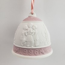 Lladro Porcelain Christmas Bell 1996 Ornament Carolers Hand Made In Spain - $18.99
