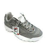 Fila Disruptor II MADE IN ITALY Fashion Shoes Womens 9.5 Metallic Silver Limited - $116.53