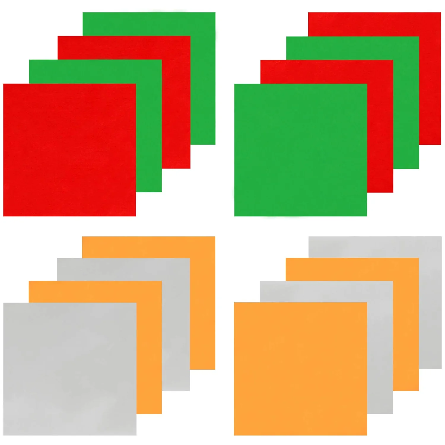 Cellophane Sheets 120 Pcs Pack | (12 X 12 Inch) 4 Mix Colors 2.3 Mil | Transluce - £12.78 GBP