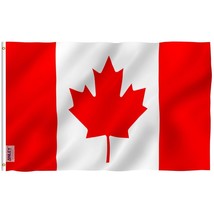 Anley Fly Breeze 3x5 Foot Canada Flag Canadian National Flags Polyester 3 X 5 Ft - £8.04 GBP