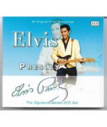 ELVIS PRESLEY - SIGNATURE SERIES - 2 CD SET - 40 ORIGINAL HITS New Facto... - $14.84
