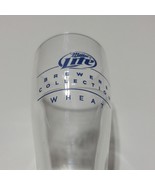 Miller Lite Brewers Collection Wheat Glass Shot Glasses 4.5&quot; Lot of 2 - $14.01