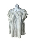 Perch by Blu Pepper  Babydoll Blouse Cap Sleeve Flowy Lightweight 3XL - $28.72 CAD