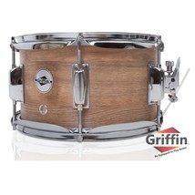 Popcorn Soprano Snare Drum by GRIFFIN - Acoustic Firecracker 10&quot;x6&quot; Poplar Wood  - £34.72 GBP