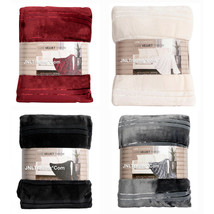 NEW Life Comfort LUXE Velvet Throw Ultra Soft Warm Plush Blanket Elegant Style - £32.06 GBP