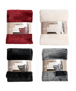 NEW Life Comfort LUXE Velvet Throw Ultra Soft Warm Plush Blanket Elegant... - £31.96 GBP