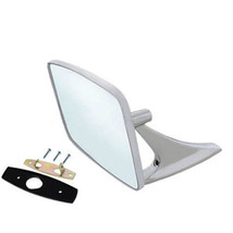 73-91 GMC Truck Chrome Outside Exterior Rectangle Square Rear View Door Mirror - £31.42 GBP