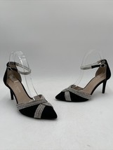 Kelly &amp; Katie Women’s Shoes  Bordyn Pump Black/ Silver Suede Size 7 M - £15.65 GBP