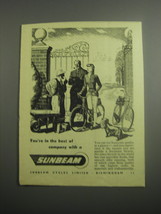 1948 Sunbeam Bicycles Ad - $18.49