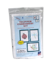 Jack Dempsey Needle Art Cute As A Bug Beginner Embroidery Kit 4080-562 - £10.16 GBP