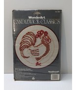 WonderArt Candlwick Classics 7&quot; Candlewick Rooster 5913 Stitchery Hoop Kit - £13.14 GBP
