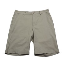 Greg Norman Shorts Mens 32 Beige Golf Khaki Chino Pockets Performance St... - $18.69