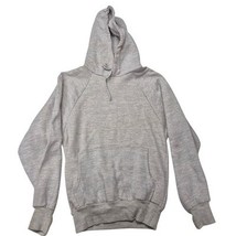 80s  NWT IM Sports Cotton Blend Thermal Lined Gray Heathered Hoodie Sz M - $148.50
