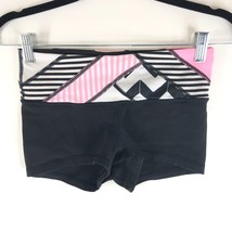 Lululemon Womens Boogie Shorts Striped Geometric Black Pink White 4 - £18.82 GBP