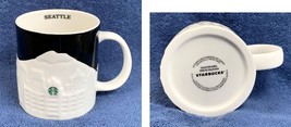 2012 STARBUCKS Collector Series SEATTLE Relief Mug 18 oz Skyline Space N... - $39.55