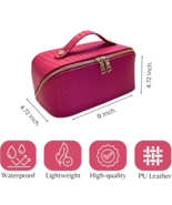 Li&amp;Ko Travel Makeup Bag Pink Large Waterproof Cosmetic Organizer Women G... - €17,30 EUR