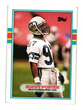 1989 Topps #184a Rufus Porter Seattle Seahawks - £1.58 GBP
