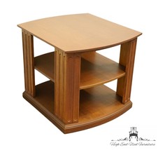 HIGH END Solid Cherry Traditional Style 25x28&quot; Tiered Accent End Table 4... - $398.99