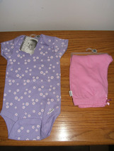 2 Pc. Set Of One Piece 12 Month Baby Girl One Piece &amp; Pants (New) - £7.91 GBP