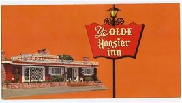 Ye Olde Hoosier Inn Menus Postcards &amp; More Wilson Way Stockton California  - £45.22 GBP