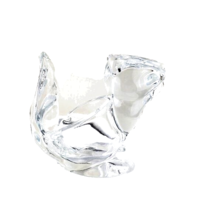 Glass Squirrel Candleholder Nuts Candy Dish - £14.05 GBP