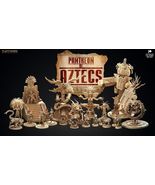 3D Printed Clay Cyanide Pantheon Of Aztecs Set Ragnarok D&amp;D - $10.79+