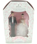 Vintage Barbie and Ken Wedding Day Bride Groom Hallmark Keepsake Ornamen... - £19.99 GBP