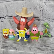 SpongeBob Squarepants Character Figures Lot Of 6 Patrick Star Gary Squid... - $14.84