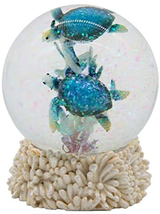 Sea Turtle Snow Globe Ocean Life Beach Themed Gift Decor Figurine, 4.5X3... - £35.60 GBP