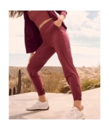 Old Navy Sz M Stretch Brooklyn Heights High Rise Jogger Pants Ankle Zipper - $16.88