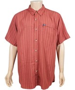 NORTH FACE Button Down SHIRT Short Sleeve XL All Poly Outdoor Camping Hi... - £13.91 GBP