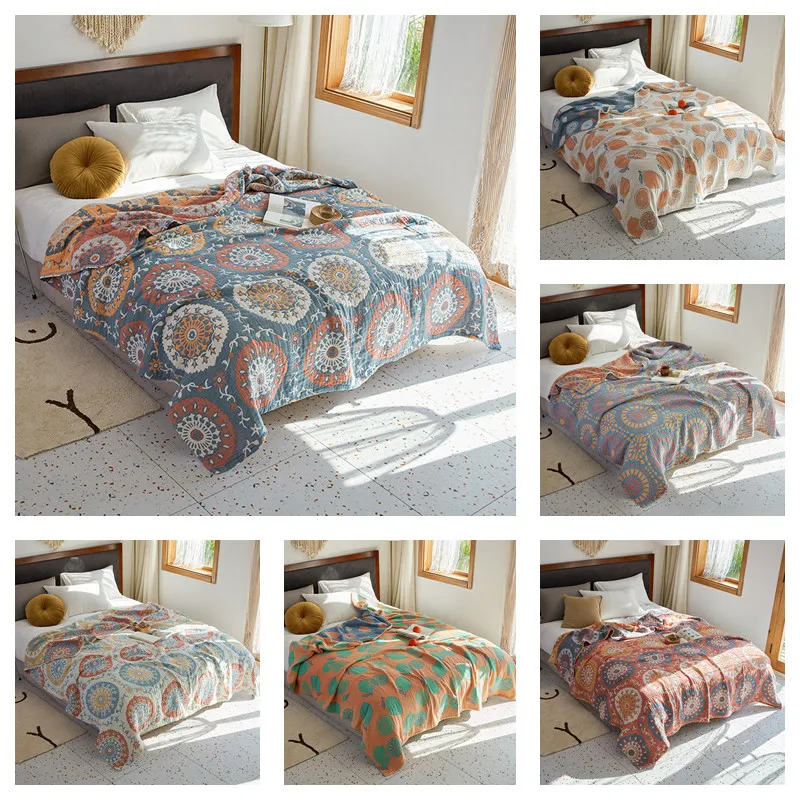 Summer Adult Children Student Dormitory Cover Blanket Bedspread Air Cond... - £51.08 GBP+