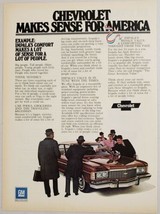 1974 Print Ad Chevrolet Impala Car Business Men Admire Chevy - $10.21