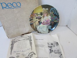 RECO COLLECTOR PLATE HUSH LITTLE BABY 1990 3415A 8TH SONGS OF CHILDHOOD ... - $74.11 MXN