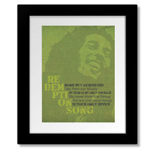 Redemption Song by Bob Marley Song Lyric Inspired Art - Print, Canvas or Plaque - £15.23 GBP+