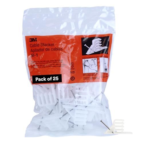 3M Stacker SI-1, Routes Various Number of Cables in an Organized Way, Pa... - $25.76