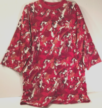 Puma Vintage 90s Women&#39;s Camo Red Style 573581 AOP Tunic Pockets Shirt Dress XL - $12.26