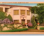 Casa Di Claudette Colbert Holmby Hills California Ca Cartolina O4 - $4.04