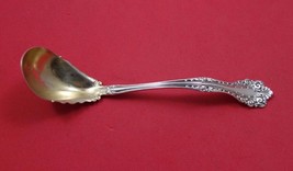 Florentine by Alvin Sterling Silver Mayonnaise Ladle Gold Washed 5 5/8" - £70.43 GBP