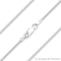 Italy 925 Sterling Silver 1mm Thin 8-Sided Snake Link Italian Chain Neck... - $23.16+