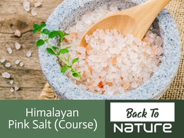 Himalayan Pink Salt (Course) - One Of The Purest Salts On Earth - Rich Mineral C - £8.16 GBP