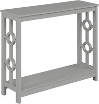 Ring Console Table By Convenience Concepts In Gray. - $129.98