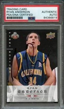 2008-09 Upper Deck #236 Ryan Anderson Signed Card AUTO PSA Slabbed Rookie RC - £46.85 GBP