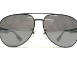Alexander McQueen Sunglasses MQ0037/F/S 003T4 Matte Black Aviators Gray ... - £67.07 GBP