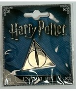 Harry Potter Deathly Hallows 3/4&quot; Full Color Enamel Pin - £6.06 GBP