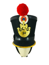 New French Napoleonic SHAKO HELMET Black Napoleonic Shako Helmet | Black Color | - £103.57 GBP