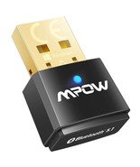 New Mpow BH519A Bluetooth 5.1 USB Dongle Adapter for PC Laptop Support W... - £3.08 GBP